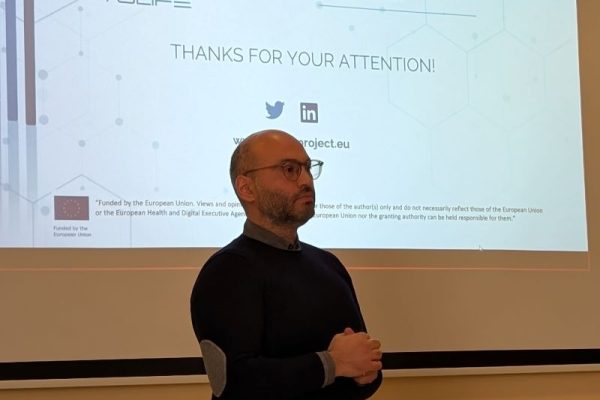 Marco Laurino presenting Smart Sensors